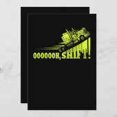 Funny Truck Driver Trucker Kaart (Voorkant / Achterkant)