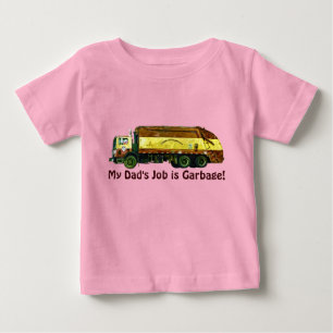 Funny Trucker Baby Mijn vaders baan is vuilnis