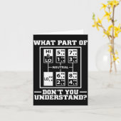 Funny Trucker Design For Men Big Rig Trucker Truck Kaart (Gele Bloem)