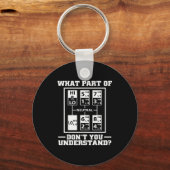 Funny Trucker Design For Men Big Rig Trucker Truck Sleutelhanger (Voorkant)