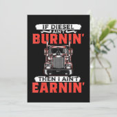 Funny Trucker Driver Trucker Mannen Cadeaubon Save The Date (Staand voorkant)