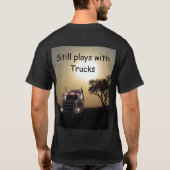 Funny Trucker T-shirt (Achterkant)