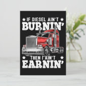 Funny Trucker Trailer Truck Cft Feestdagenkaart (Staand voorkant)