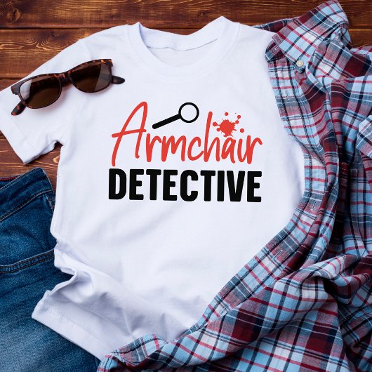 Funny True Crime Armstoel rechercheur T-shirt