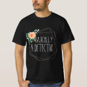 Funny True Crime Lover Murder Shows Basically A De T-shirt (Voorkant)