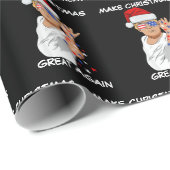 Funny Trump 2024 maakt kerst weer geweldig Cadeaupapier (Rol Hoek)