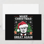 Funny Trump 2024 maakt kerst weer geweldig Feestdagenkaart (Voorkant / Achterkant)