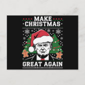 Funny Trump 2024 maakt kerst weer geweldig Feestdagenkaart (Voorkant)