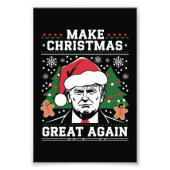 Funny Trump 2024 maakt kerst weer geweldig Foto Afdruk (Voorkant)