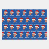 Funny Trump 2024 maakt kerst weer geweldig Inpakpapier Vel (Voorkant 3)