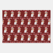 Funny Trump 2024 maakt kerst weer geweldig Inpakpapier Vel (Voorkant 2)