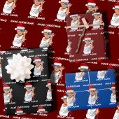 Funny Trump 2024 maakt kerst weer geweldig Inpakpapier Vel