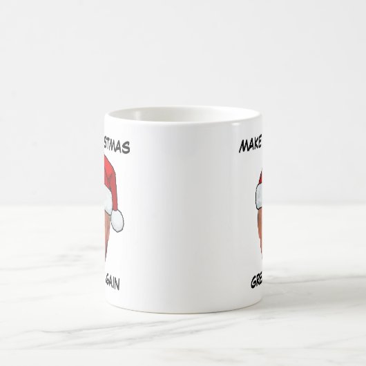 Funny Trump 2024 maakt kerst weer geweldig Koffiemok (Center)