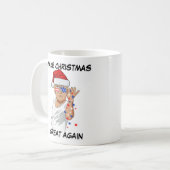 Funny Trump 2024 maakt kerst weer geweldig Koffiemok (Voorkant links)