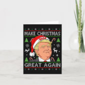 Funny Trump 2024 maakt kerst weer geweldig S Kaart (Voorkant)