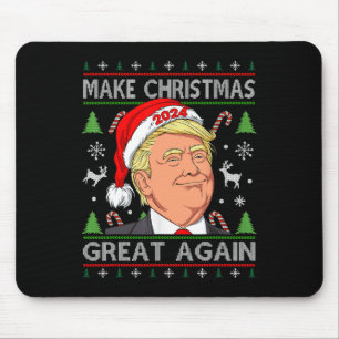 Funny Trump 2024 maakt kerst weer geweldig S Muismat