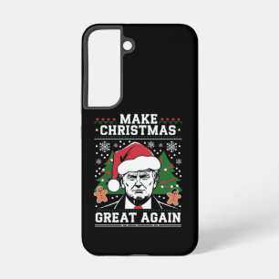 Funny Trump 2024 maakt kerst weer geweldig Samsung Galaxy Hoesje