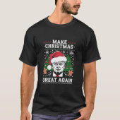 Funny Trump 2024 maakt kerst weer geweldig T-shirt (Voorkant)