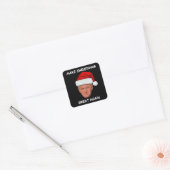Funny Trump 2024 maakt kerst weer geweldig Vierkante Sticker (Envelop)