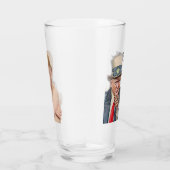 Funny Trump Baby Quote Glas (Rechts)