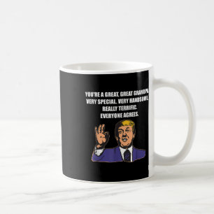 Funny Trump Best Grandpa Ever Iedereen is het eens Koffiemok