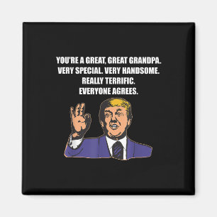 Funny Trump Best Grandpa Ever Iedereen is het eens Magneet
