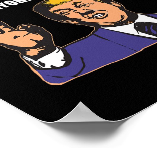 Funny Trump Best Grandpa Ever Iedereen is het eens Poster (Hoek)