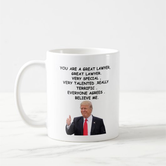 Funny trump beste jurist koffie Mok 11 oz (Links)