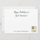 Funny Trump Biden 1910 Magic Act Birthday Kaart (Achterkant)