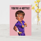 FUNNY TRUMP BIRTHDAAGKAART VAN DAD TOT DAUGHTER KAART (Gele Bloem)