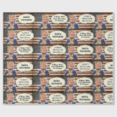 Funny Trump Birthday Cadeaupapier (Vlak)