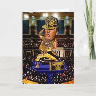 Funny Trump Birthday Card - Hip Hop Kaart