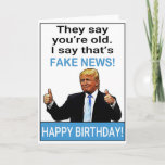 Funny Trump Birthday Gift Kaart<br><div class="desc">Funny Donald Trump Birthday Gift. Pas je eigen bericht aan!</div>