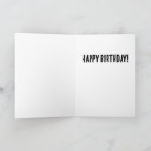 Funny Trump Birthday Kaart (Binnen)