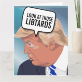 FUNNY TRUMP BIRTHDAY-KAARTEN KAART (Voorkant)