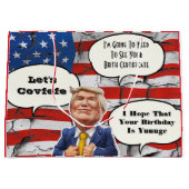 Funny Trump Birthday Large Cadeautasje (Voorkant)