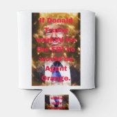 Funny Trump Blikjeskoeler (Achterkant)