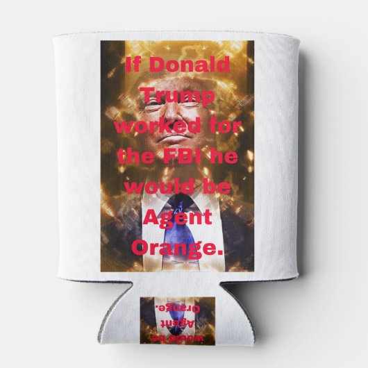 Funny Trump Blikjeskoeler (Achterkant)