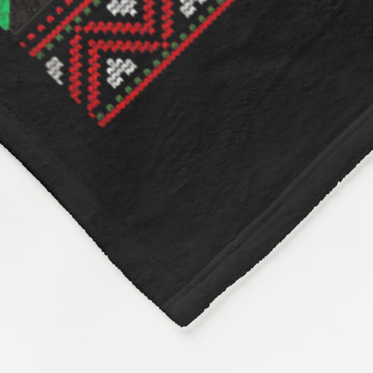 Funny Trump Christmas Sweater For Cat Lovers  Fleece Deken (Hoek)