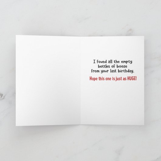 Funny Trump Drain the Swamp Birthday Kaart (Binnen)