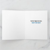 Funny Trump Fake Birthday News Kaart (Binnen)