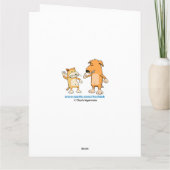 Funny Trump Fake Birthday News Kaart (Achterkant)