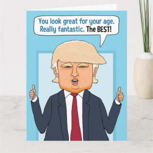 Funny Trump Fake Birthday News Kaart