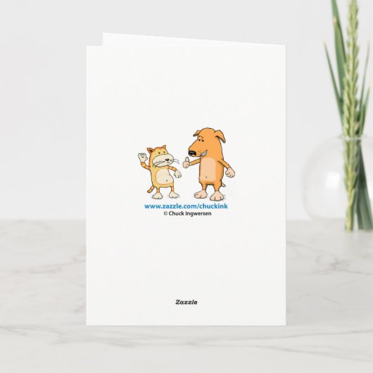 Funny Trump Fake News Kaart (Achterkant)