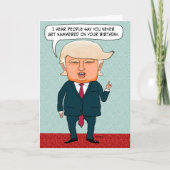 Funny Trump Fake News Kaart (Voorkant)