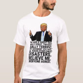 Funny Trump Father Birthday Card T-shirt (Voorkant)