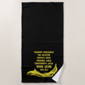 Funny Trump Gezegde - Beste vader Strandlaken (Voorkant)