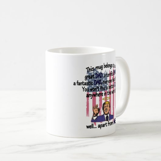 Funny Trump Gift Mok voor pap Mok (Voorkant rechts)