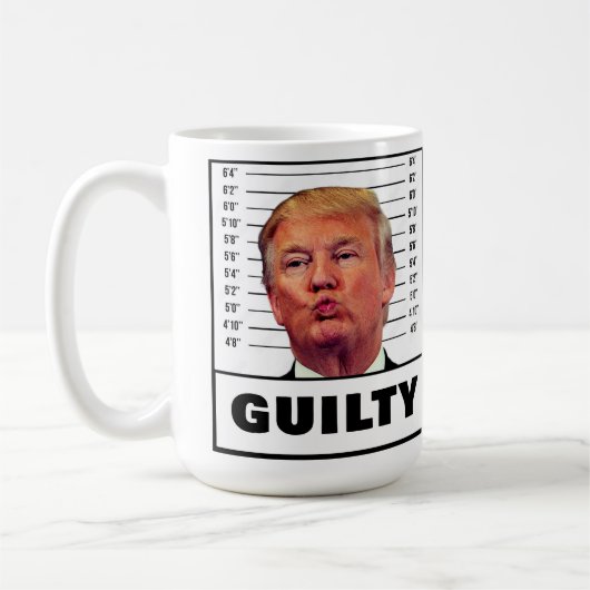 Funny Trump Guilty Koffiemok (Links)