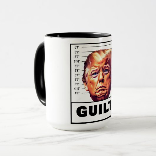 Funny Trump Guilty Mok (Voorkant links)